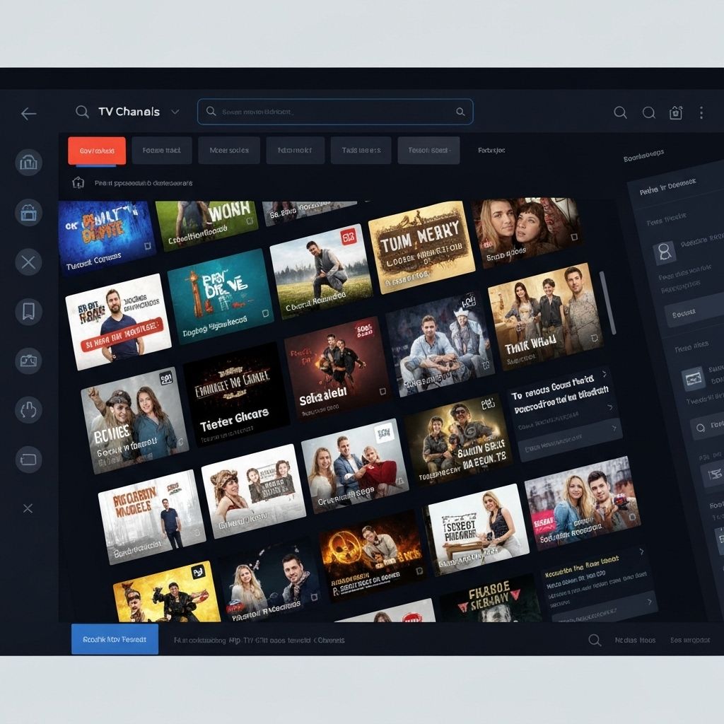 Interface do Albania 10 IPTV mostrando canais em HD